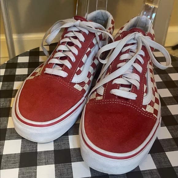 VANS Old Skool Checker Skate Shoes! Wmn 9, Men 7.5 - Picture 8 of 10